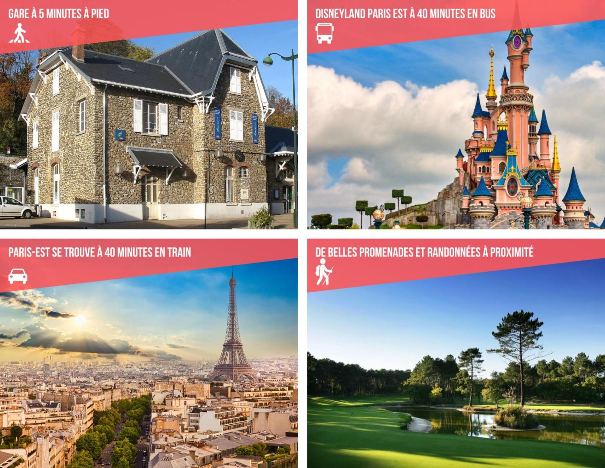 Le Cocon Douillet - 5" De La Gare - Wifi - Acces Direct Paris & Disneyland ลาแฟร์เต-ซูส์-ชูอาร์ ภายนอก รูปภาพ